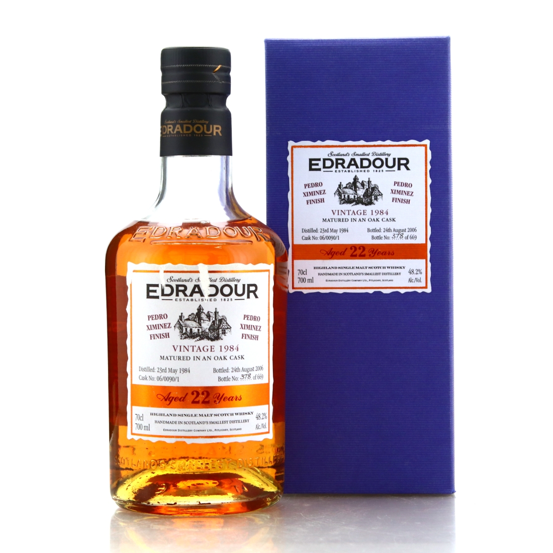 Edradour 1983 Single PX Cask Finish 22 Year Old 06-0090-1