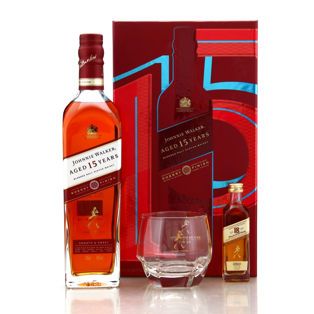 Johnnie Walker 15 Year Old Sherry Finish Gift Pack