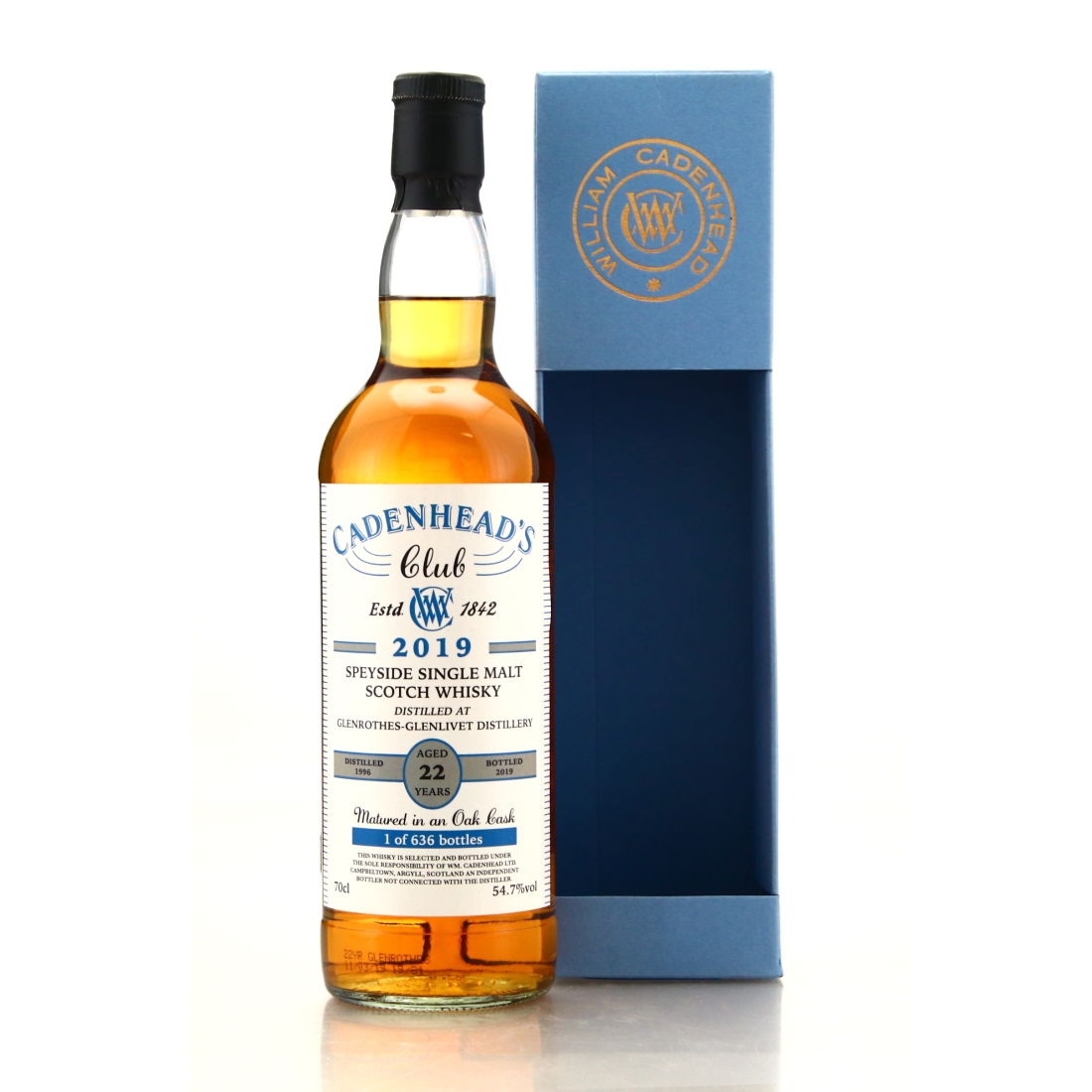 Glenrothes 1996 Cadenhead's Club 22 Year Old