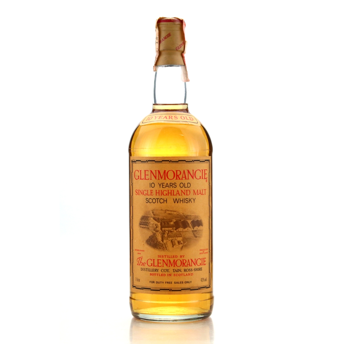 Glenmorangie 10 Year Old 1990s 1 Litre / Duty Free