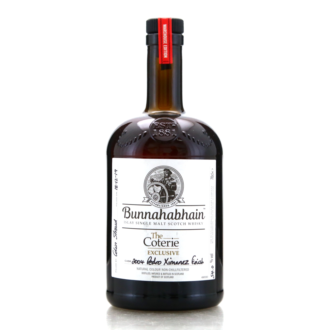 Bunnahabhain 2004 The Coterie Exclusive​​​​​​​ PX Finish