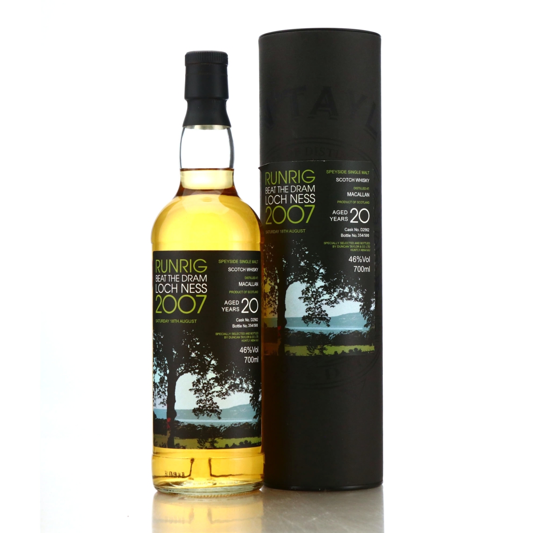 Macallan 20 Year Old Runrig Loch Ness 2007