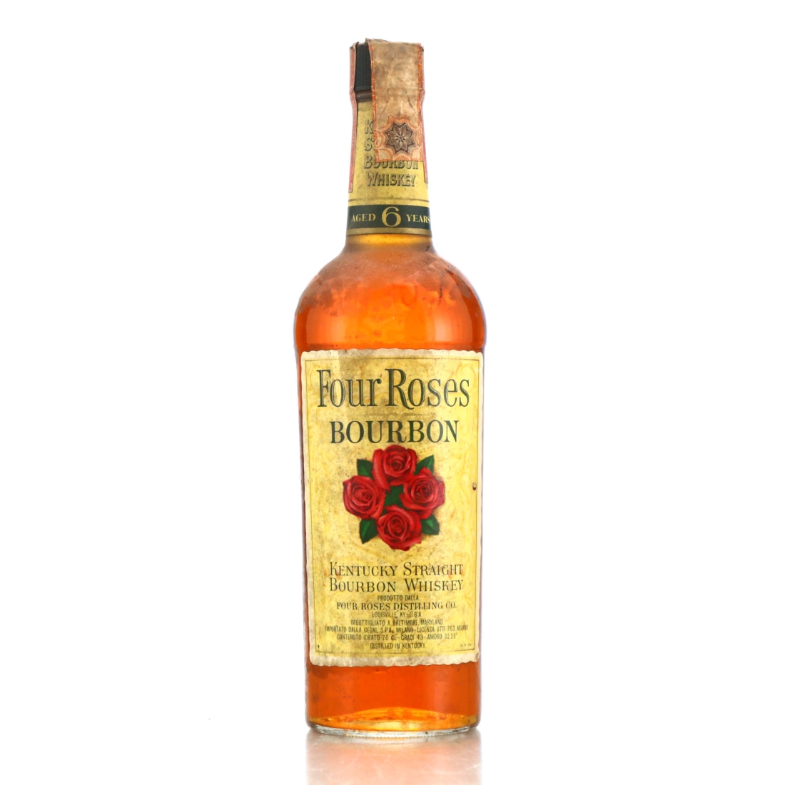 Four Roses 6 Year Old Kentucky Straight Bourbon 1973 / Cedal Import