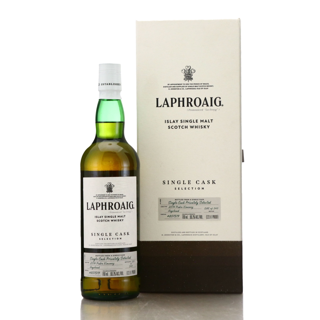 Laphroaig 2014 Single PX Cask #807519 / US Import
