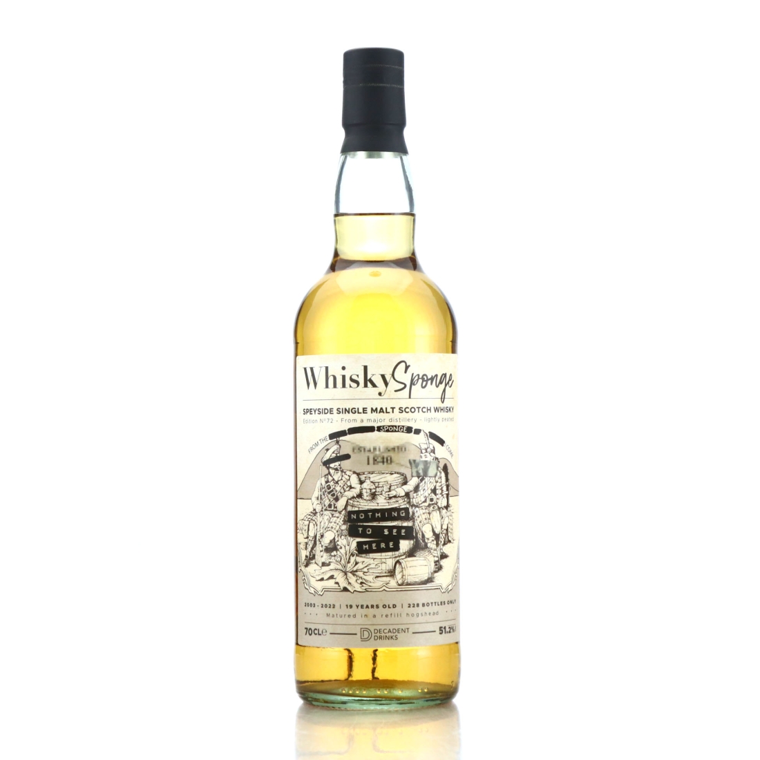 Glen Grant 2003 Whisky Sponge 19 Year Old Edition No.72