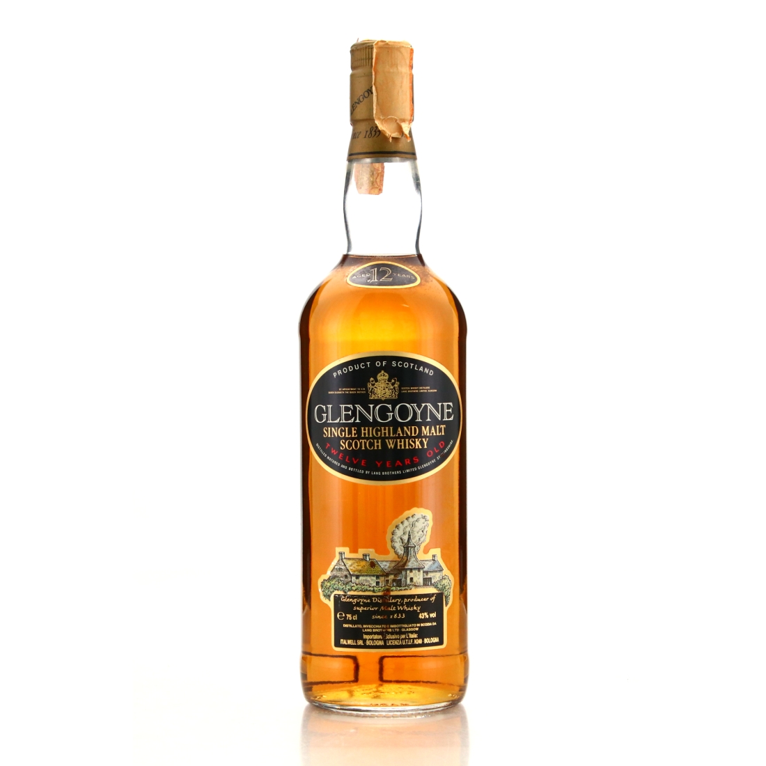 Glengoyne 12 Year Old 1980s / Italian Import