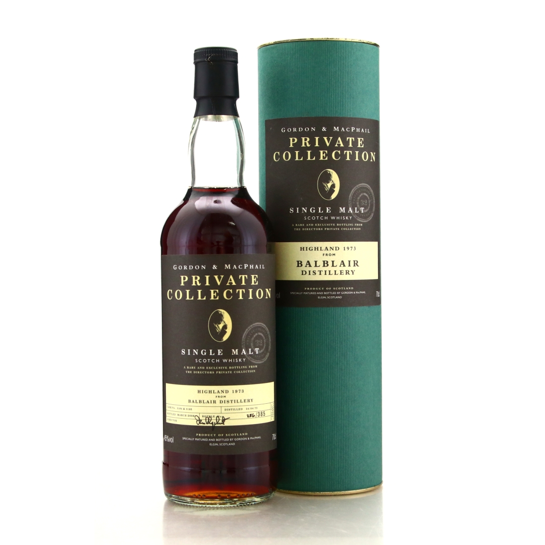 Balblair 1973 Gordon and MacPhail 32 Year Old Private Collection