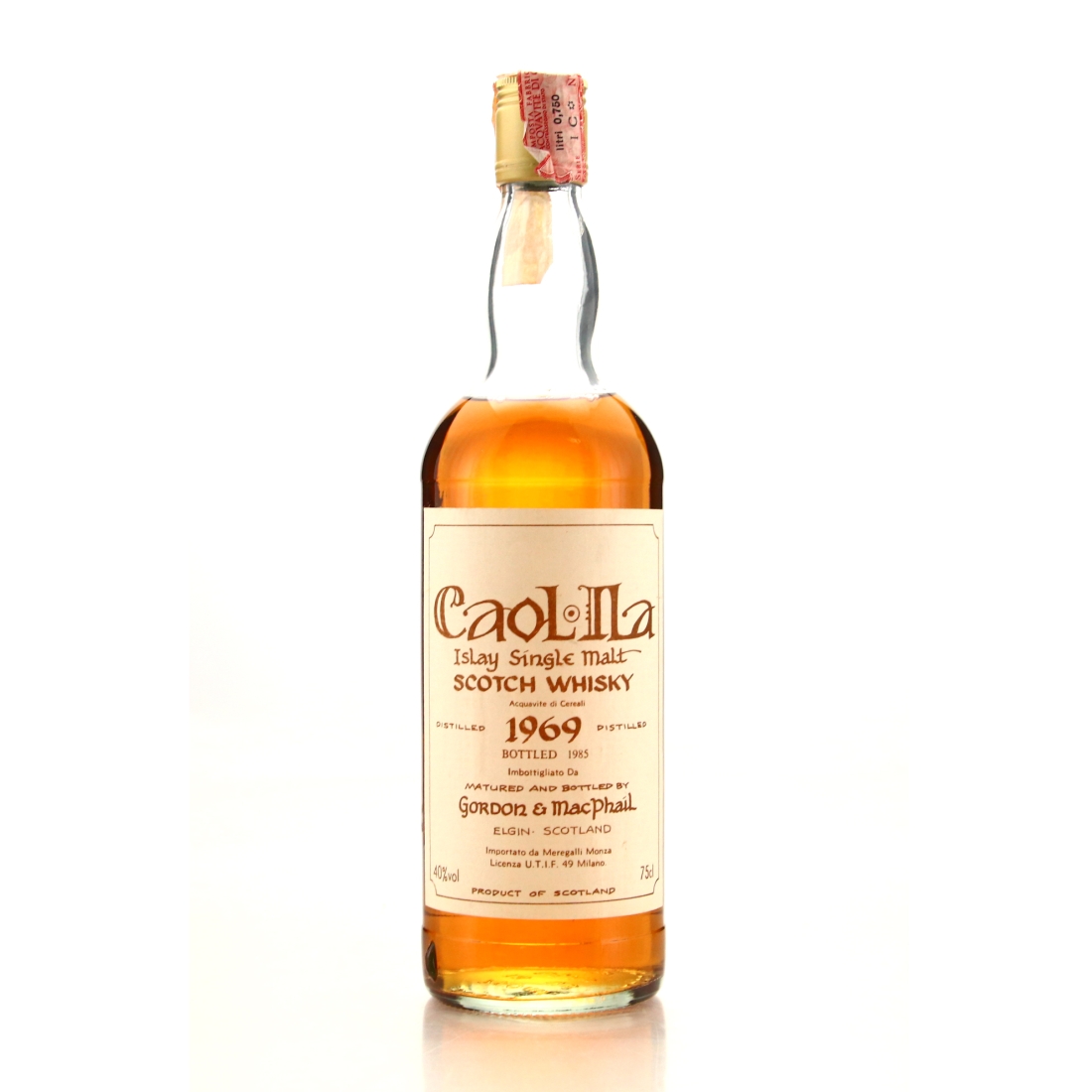 Caol Ila 1969 Gordon and MacPhail Celtic Label / Meregalli Import