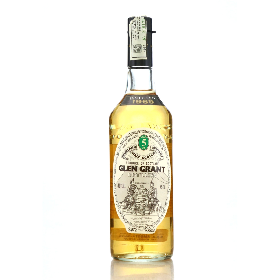 Glen Grant 1969 5 Year Old / Giovinetti Import