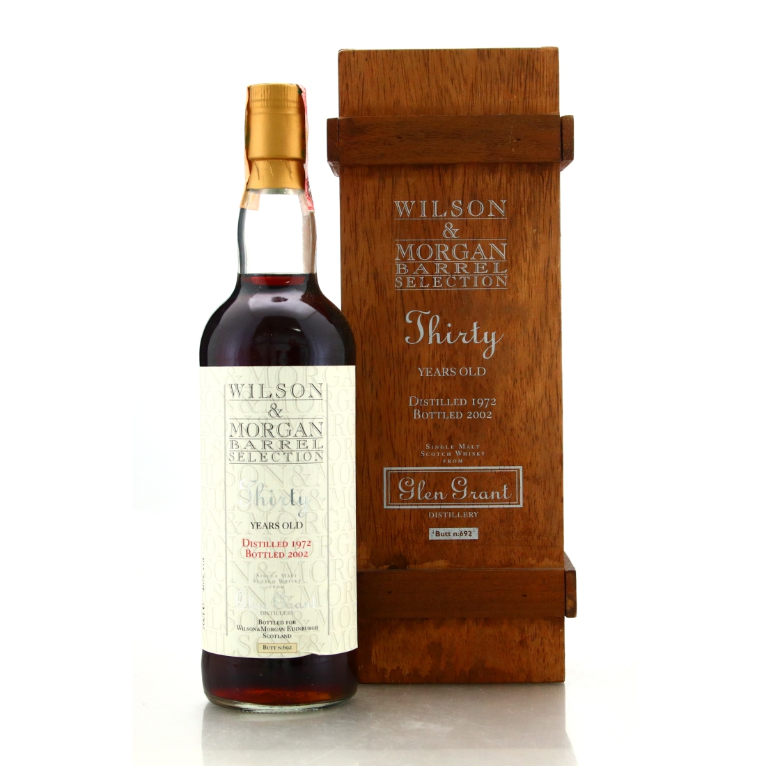 Glen Grant 1972 Wilson and Morgan 30 Year Old