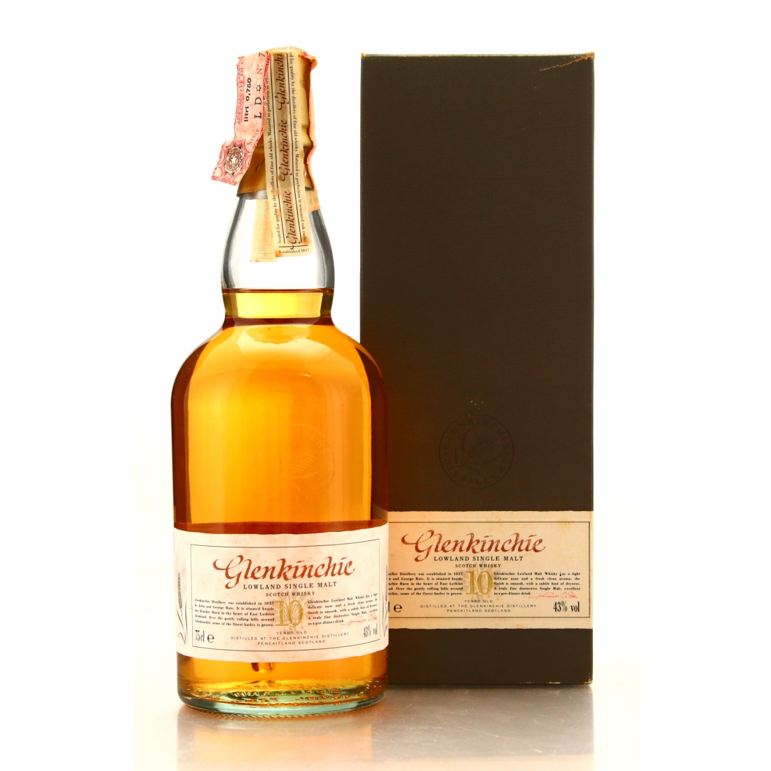 Glenkinchie 10 Year Old 1980s
