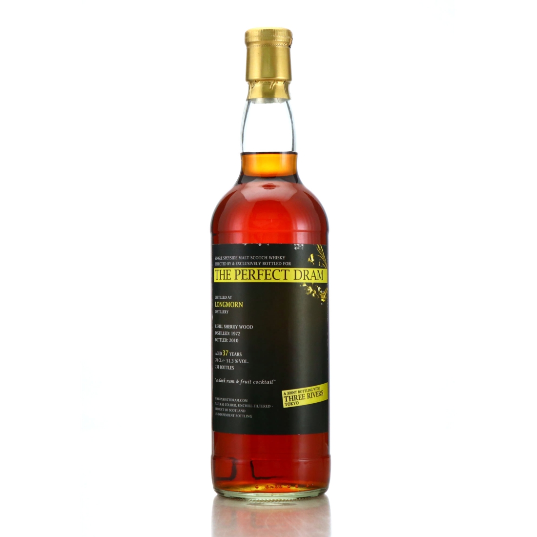 Longmorn 1972 The Perfect Dram 37 Year Old / Three Rivers