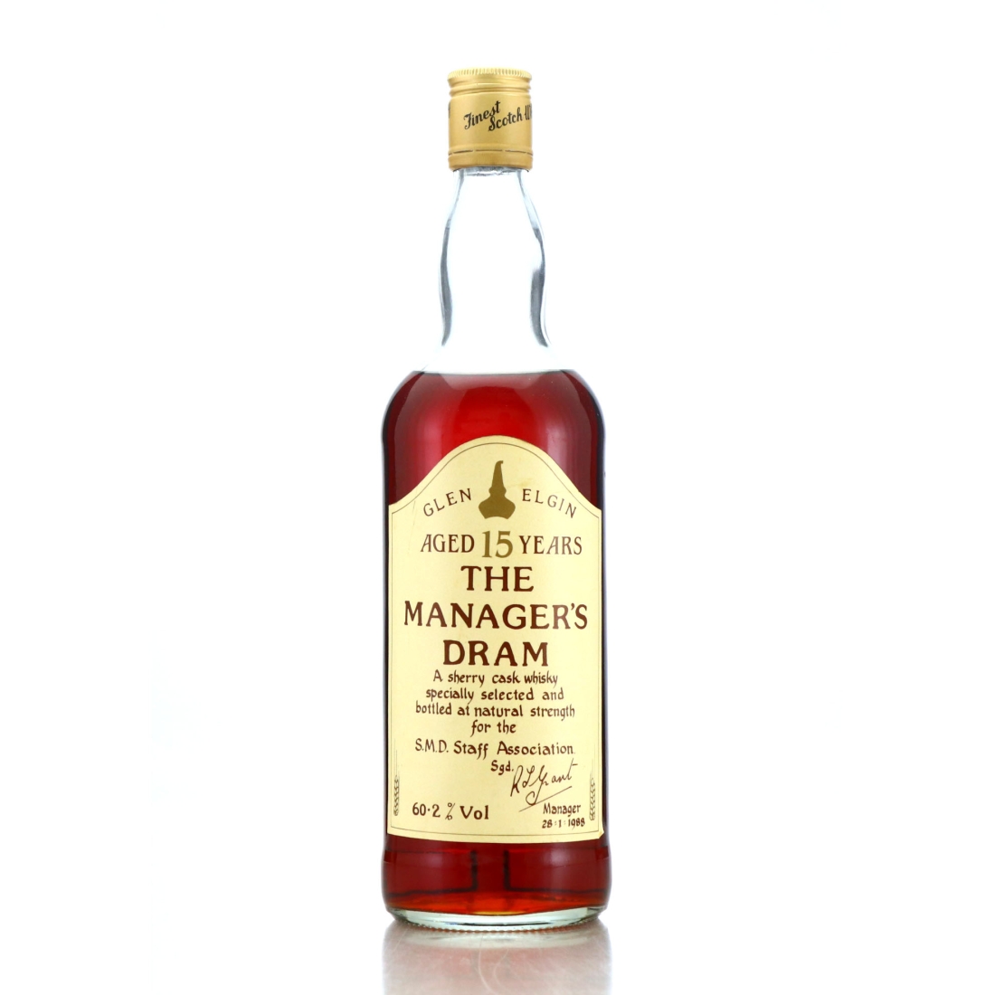 Glen Elgin 15 Year Old Manager's Dram 1988