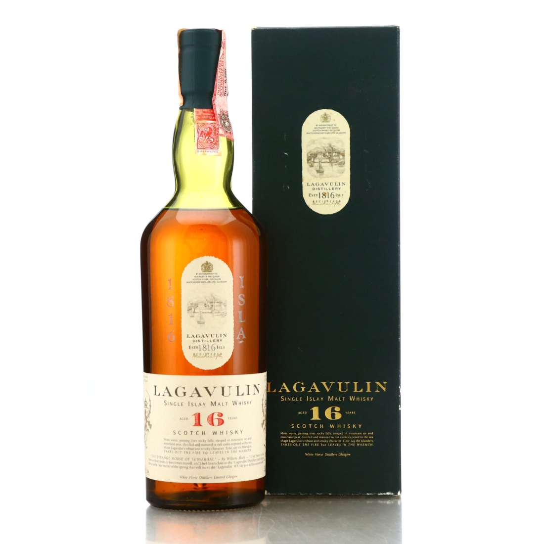 Lagavulin 16 Year Old White Horse 1980s