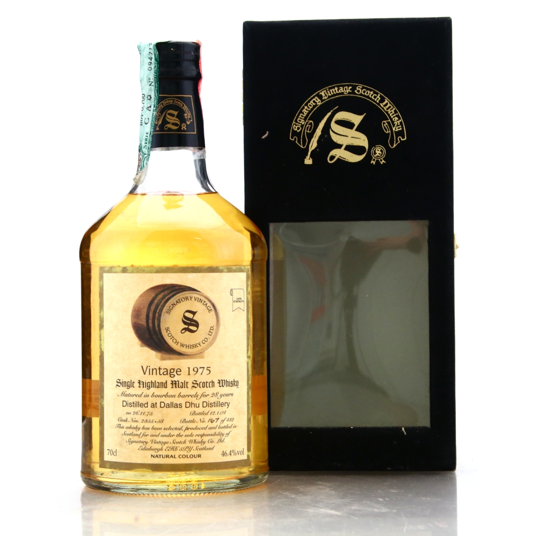 Dallas Dhu 1975 Signatory Vintage 28 Year Old
