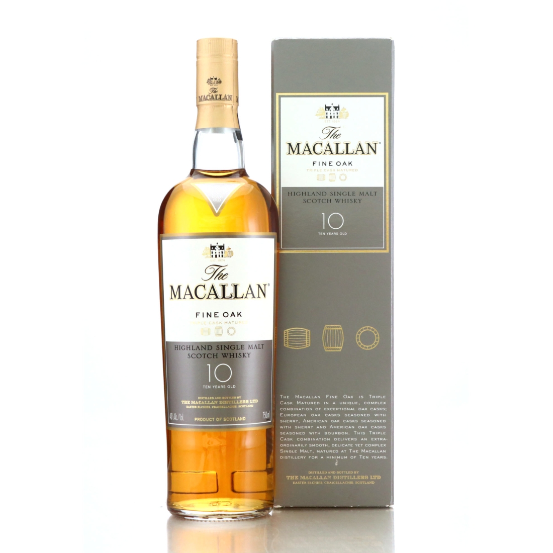 Macallan 10 Year Old Fine Oak 75cl / US Import
