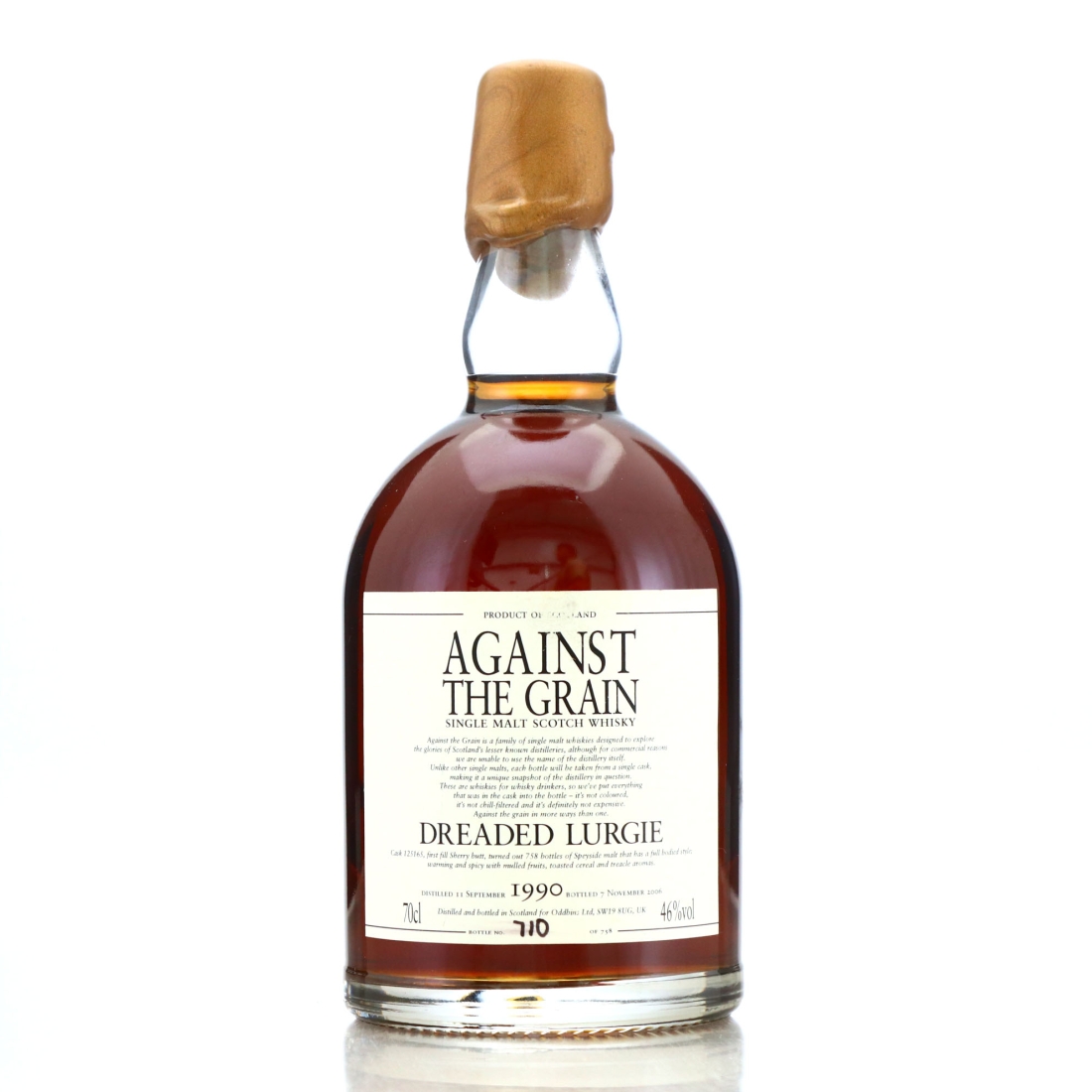 Glenburgie 'Dreaded Lurgie' 1990 Against The Grain 15 Year Old