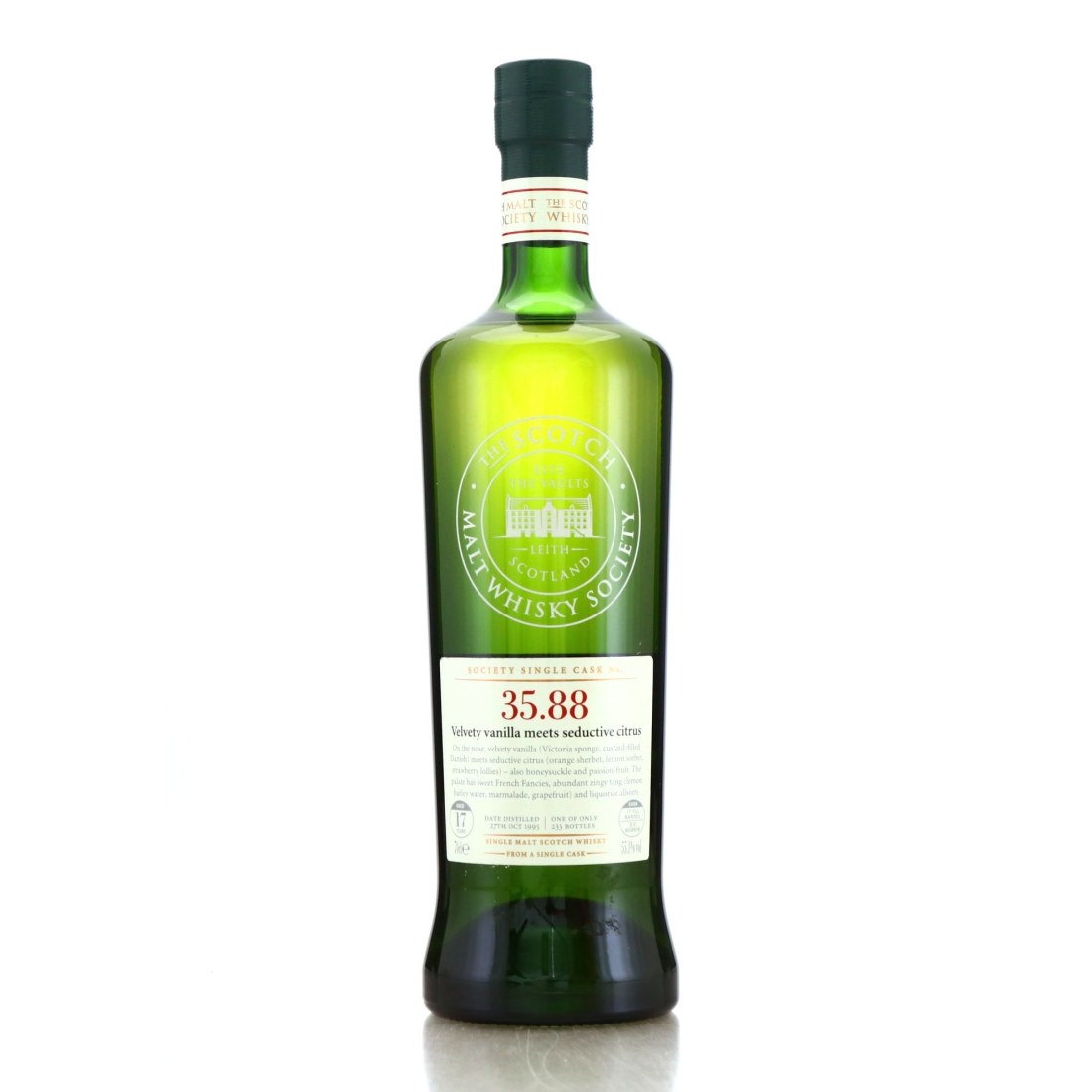 Glen Moray 1995 SMWS 17 Year Old 35.88