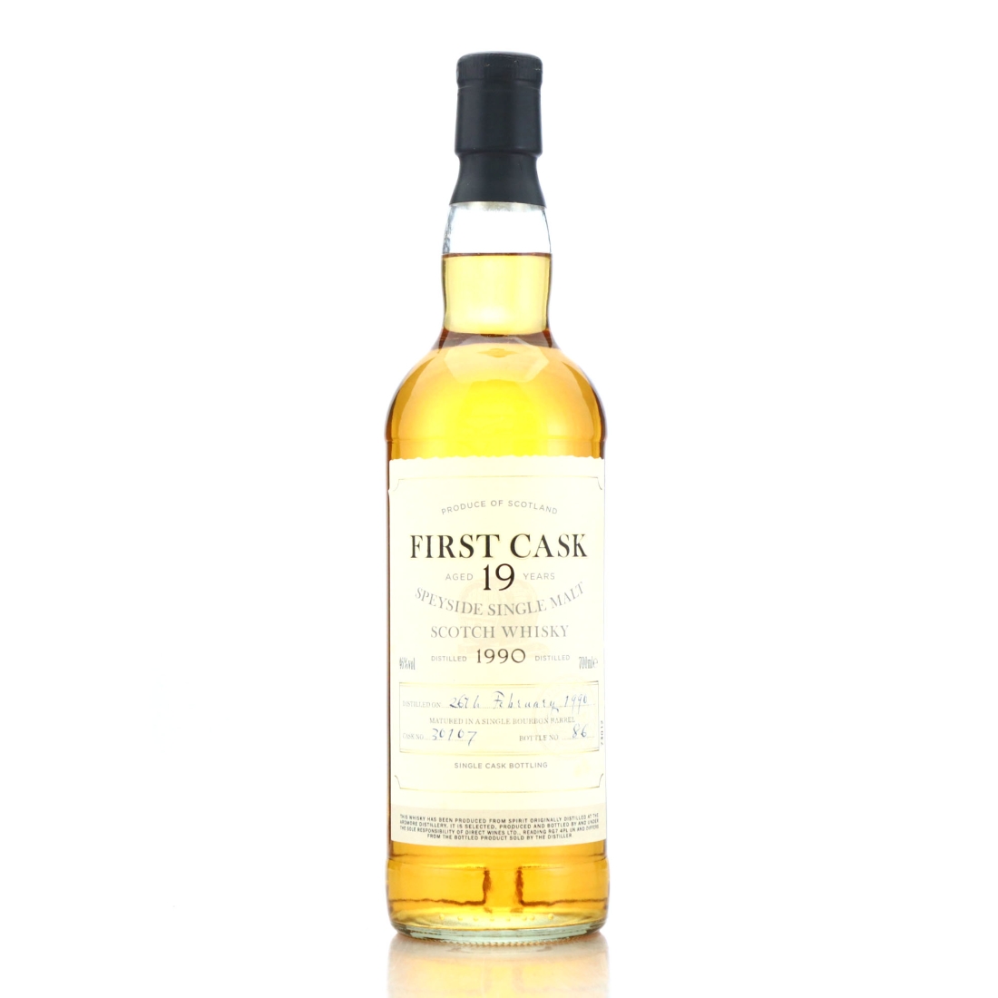 Ardmore 1990 First Cask 19 Year Old