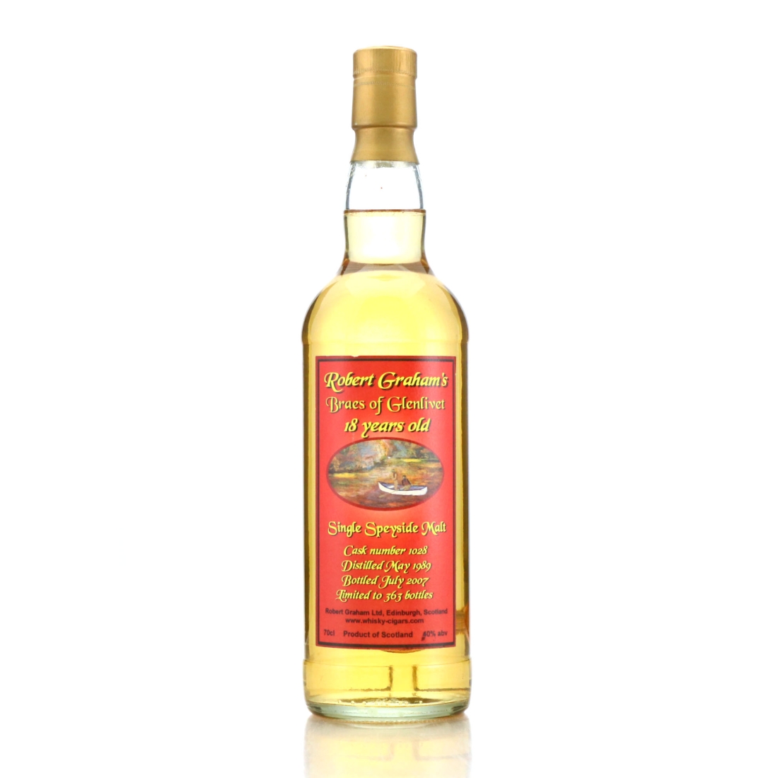 Braes of Glenlivet 18 Year Old Robert Graham