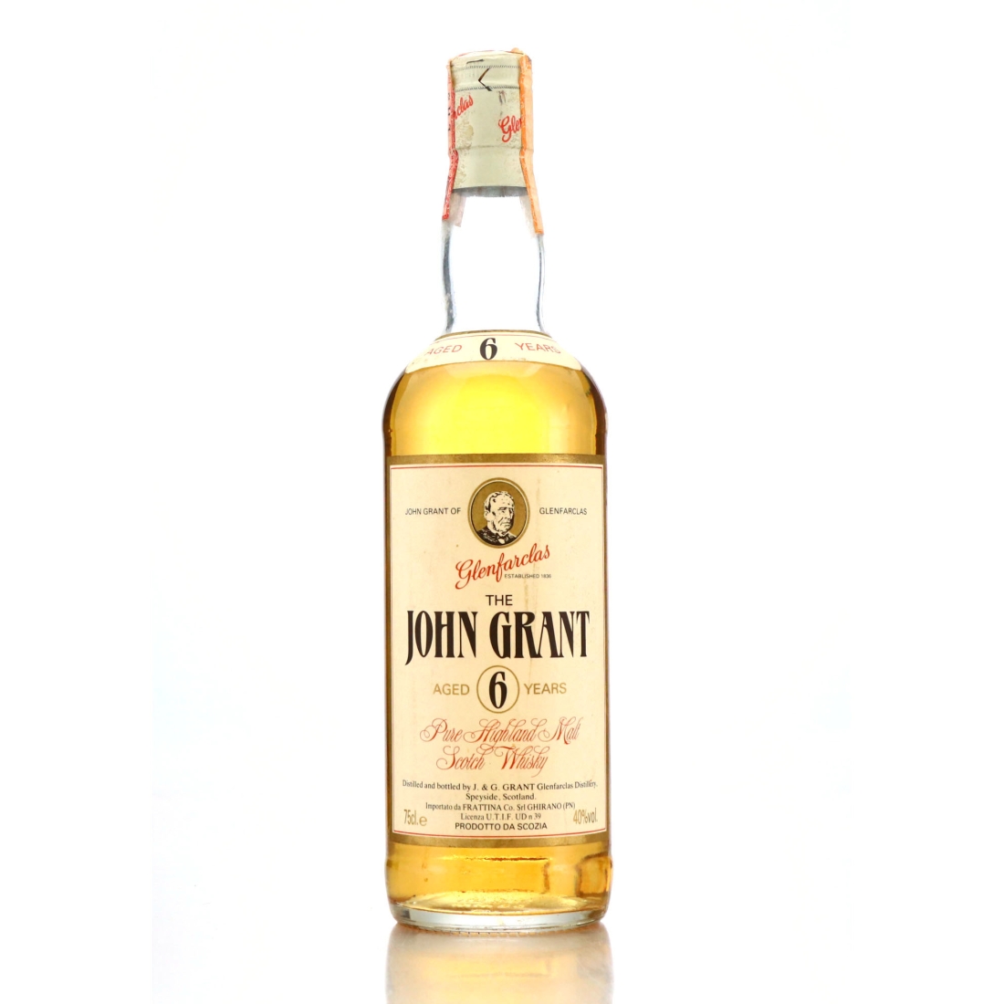 Glenfarclas The John Grant 6 Year Old 1980s / Frattina Import