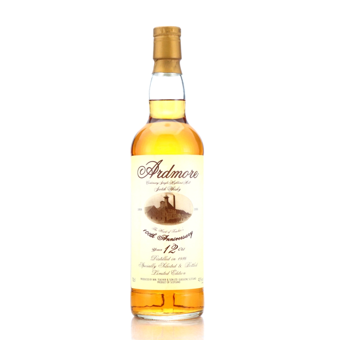 Ardmore 1986 100th Anniversary 12 Year Old