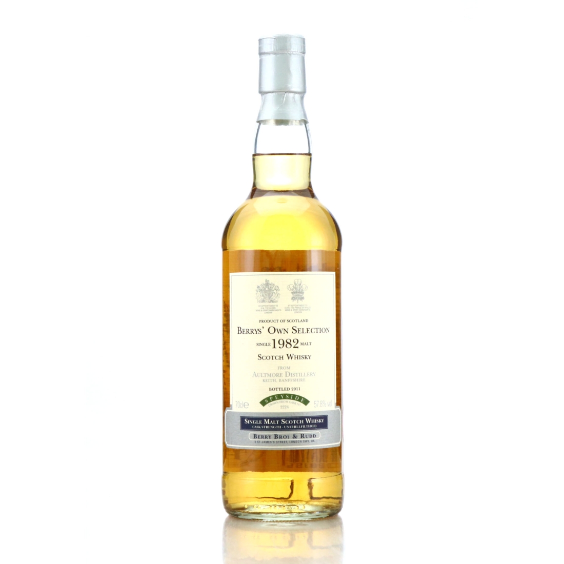 Aultmore 1982 Berry Brothers and Rudd Cask Strength