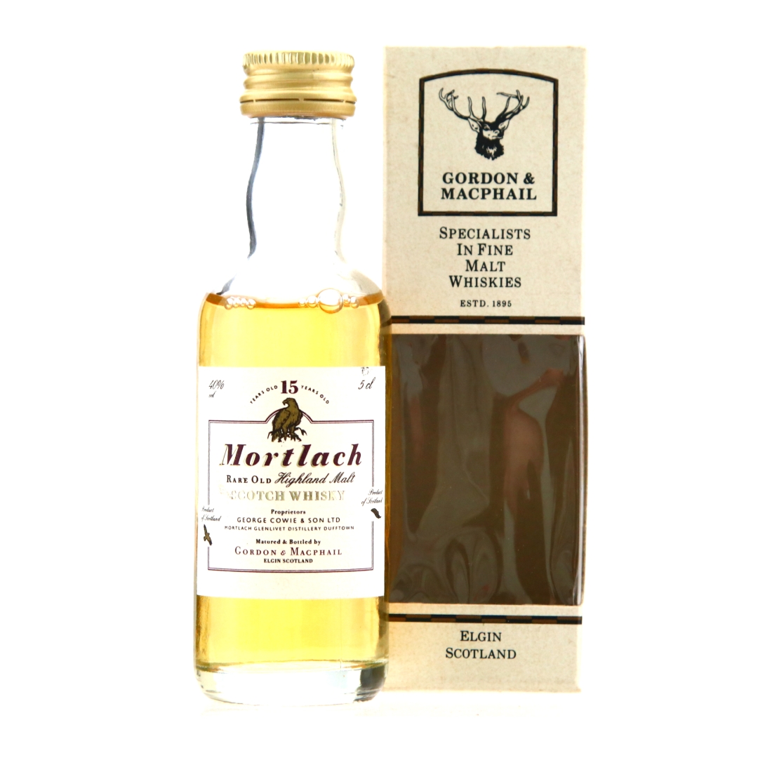 Mortlach 15 Year Old Gordon and MacPhail Miniature