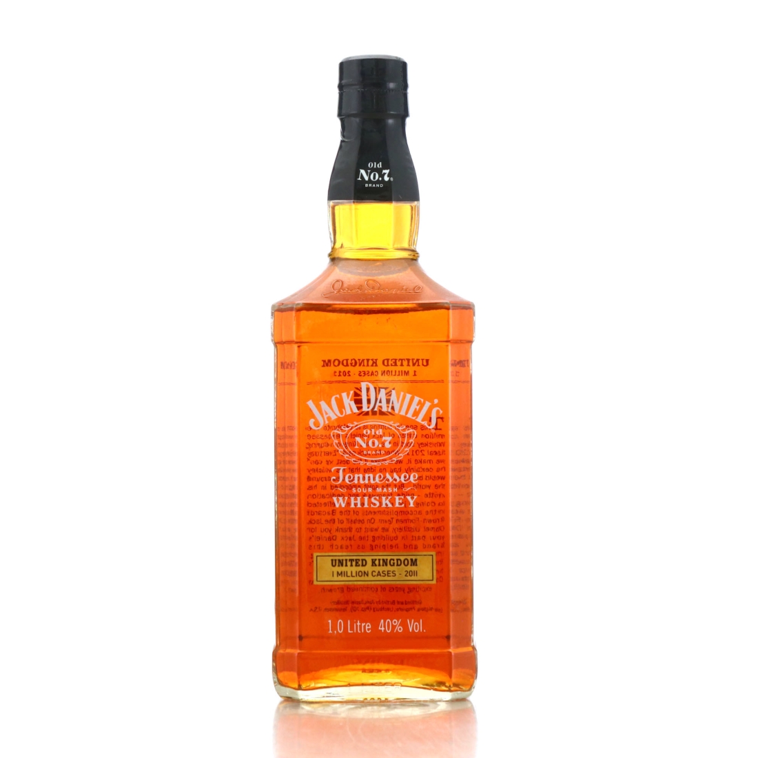 Jack Daniel's Old No.7 Brand UK 1 Million Cases 1 Litre 2011