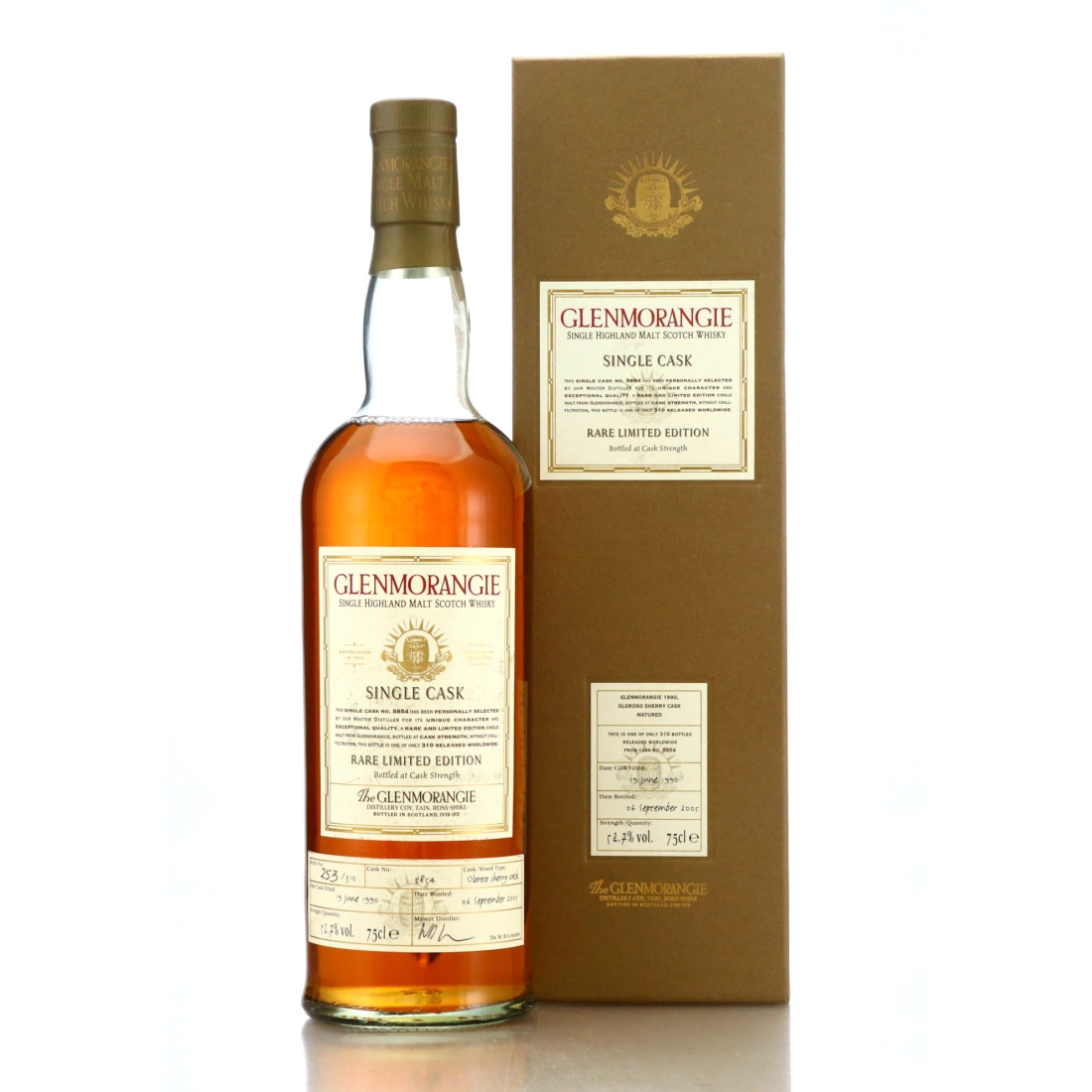 Glenmorangie 1990 Single Sherry Cask #5854 75cl