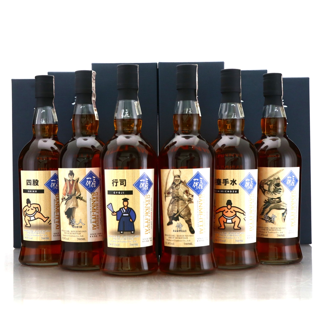 Sanmi-Ittai Pure Malt Single Sherry Cask 6 x 70cl / Jack Tar