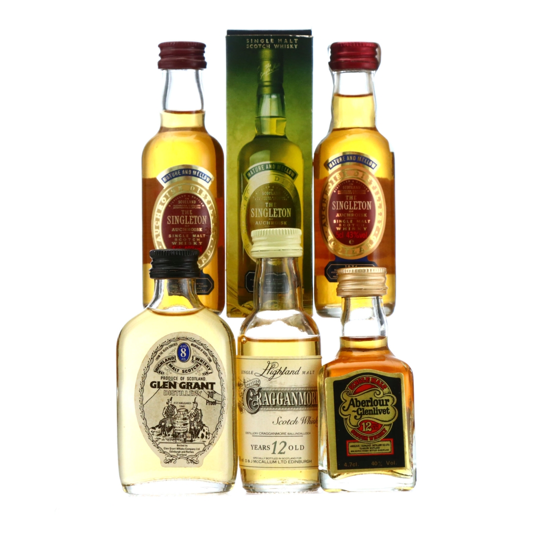 Speyside Single Malt Miniatures x 5
