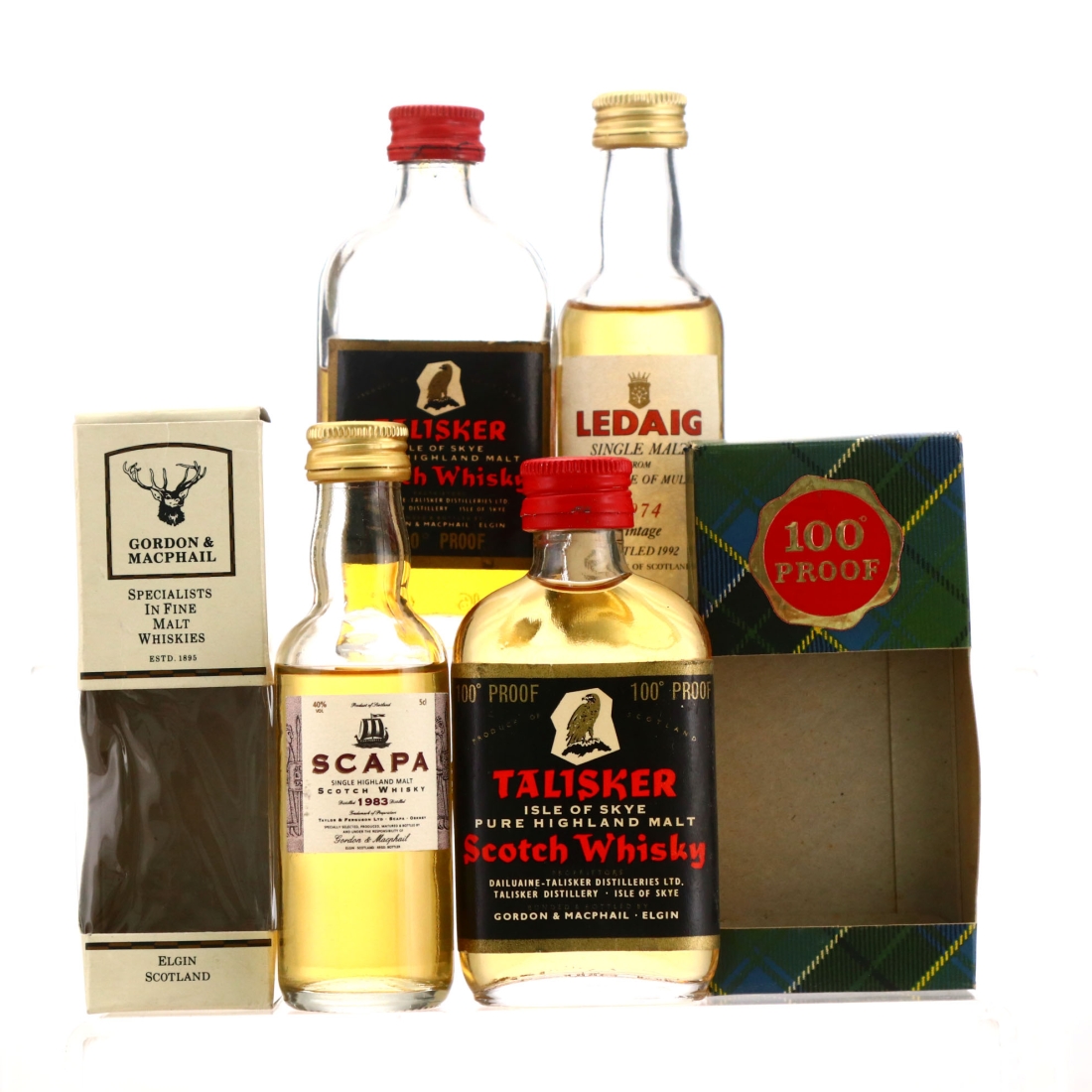 Island Single Malt Miniature x 4