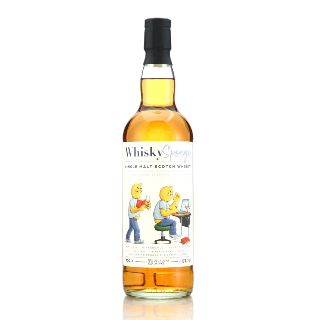 Clynelish 1995 Whisky Sponge 26 Year Old Edition No.39