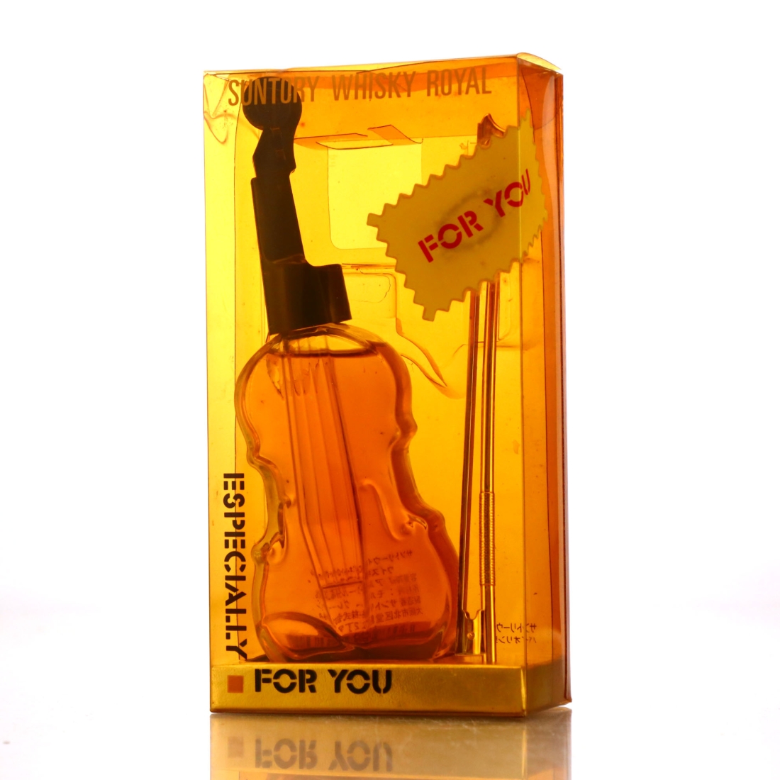 Suntory Royal Whisky Violin Miniature