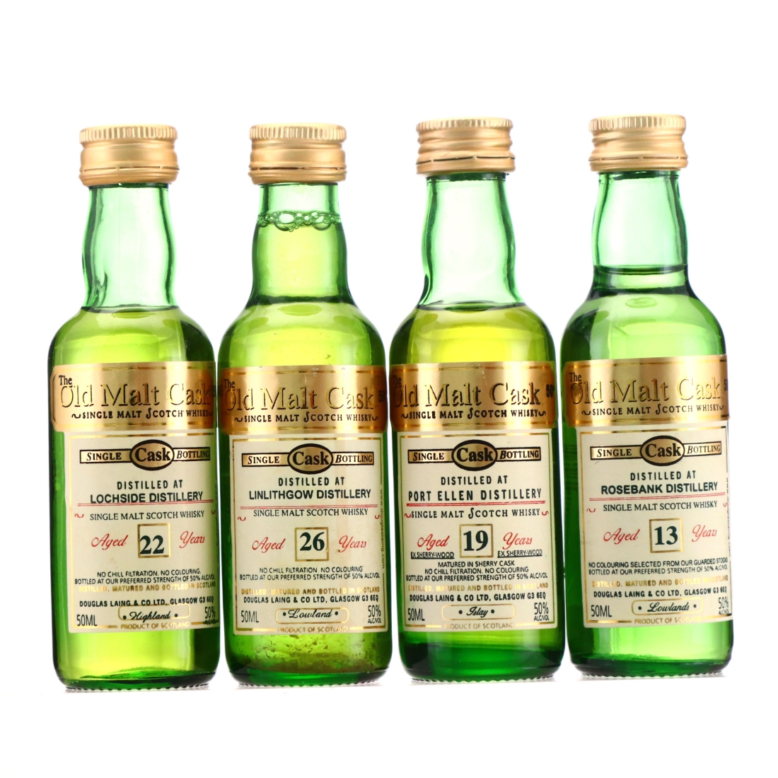 Douglas Laing Miniatures x 4 / Includes Port Ellen