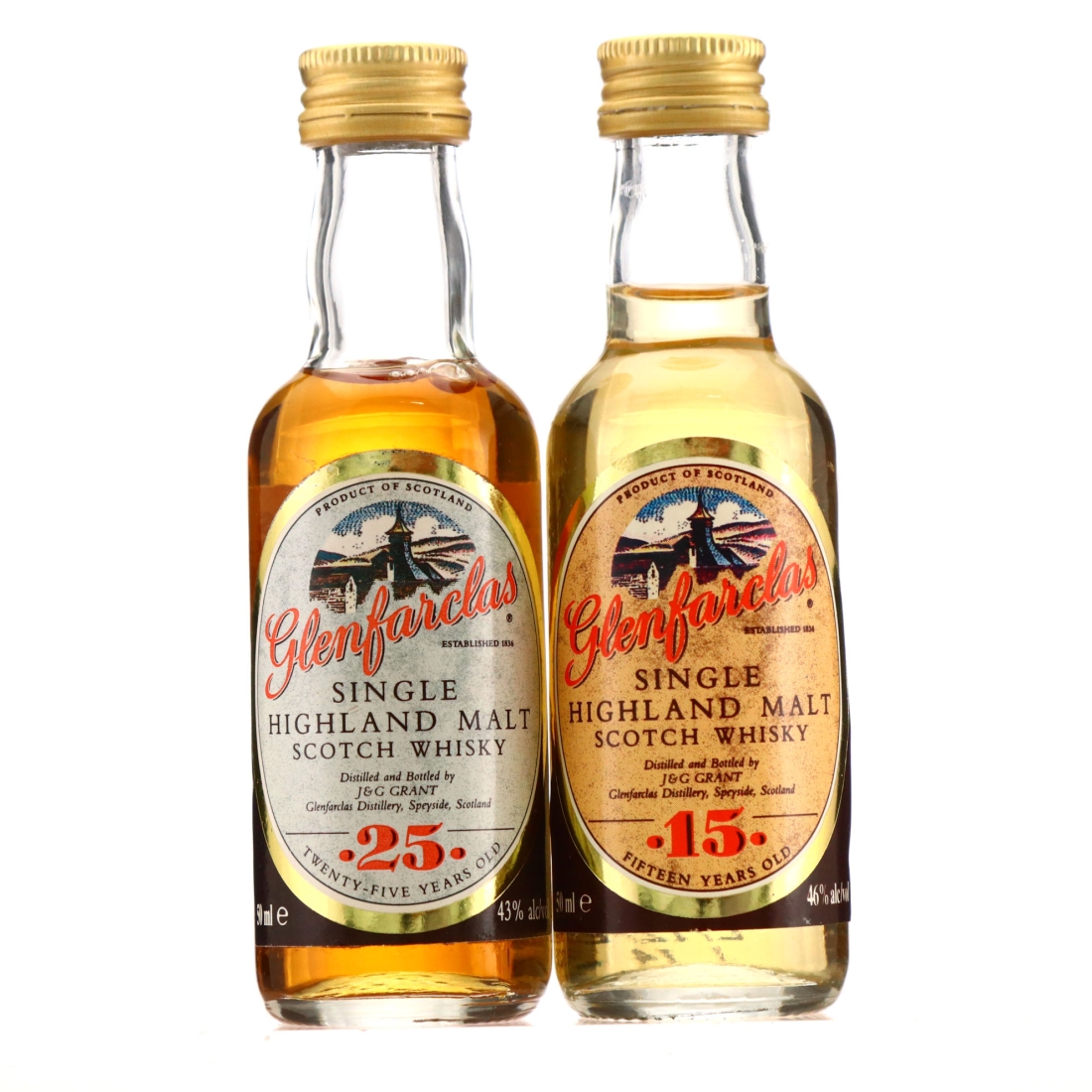 Glenfarclas Miniature x 2