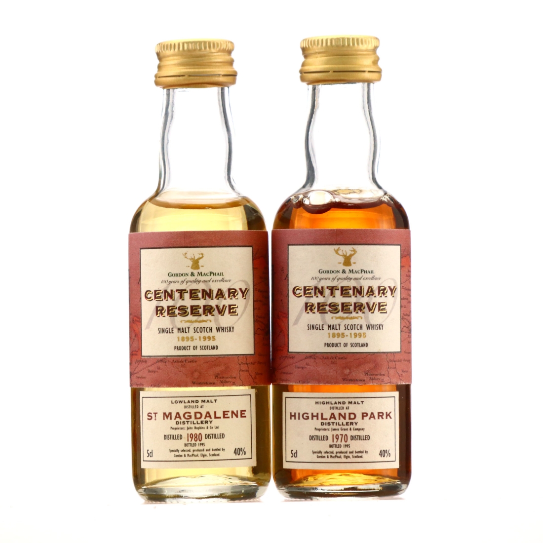 Gordon and MacPhail Centenary Reserve x 2