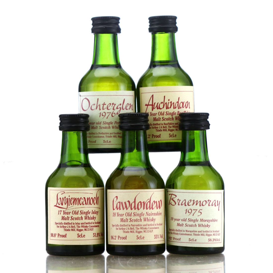 Whisky Connoisseur Miniature x 5