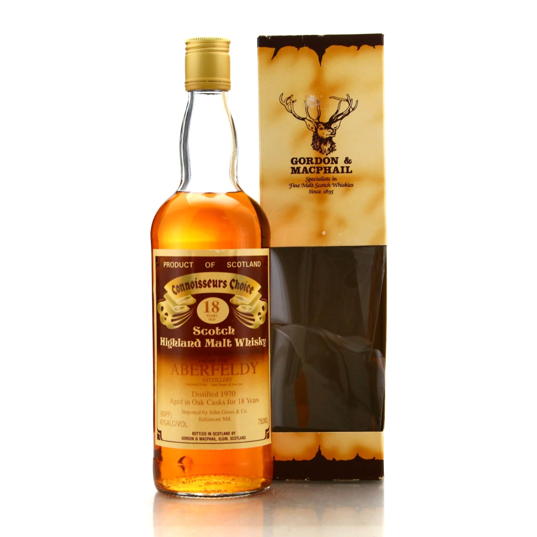 Aberfeldy 1970 Gordon and MacPhail 18 Year Old / John Gross, US