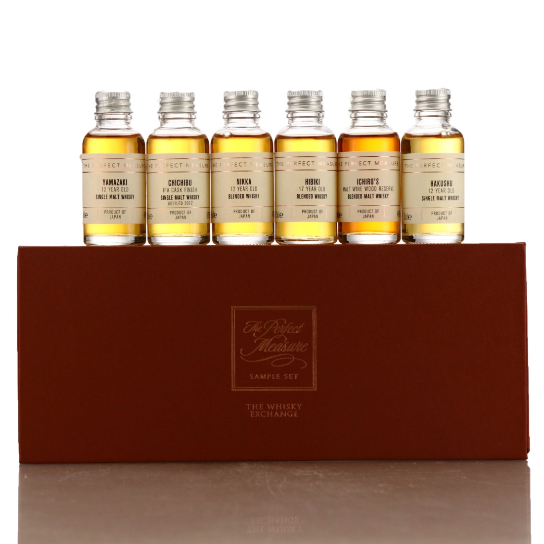 Perfect Measure Rare Japanese Whisky Tasting Set Samples x 6