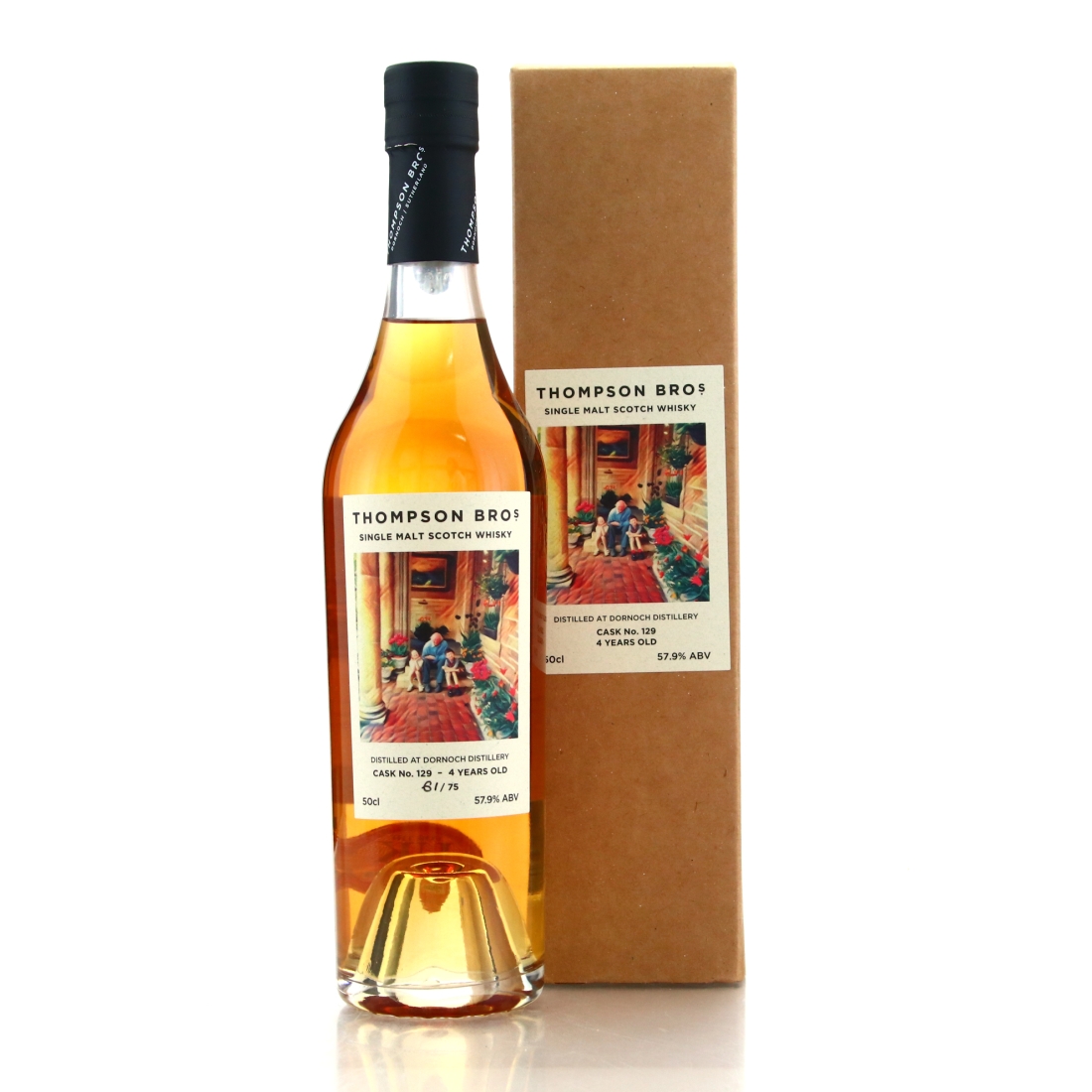 Dornoch 2018 Single Bourbon Cask #129 50cl