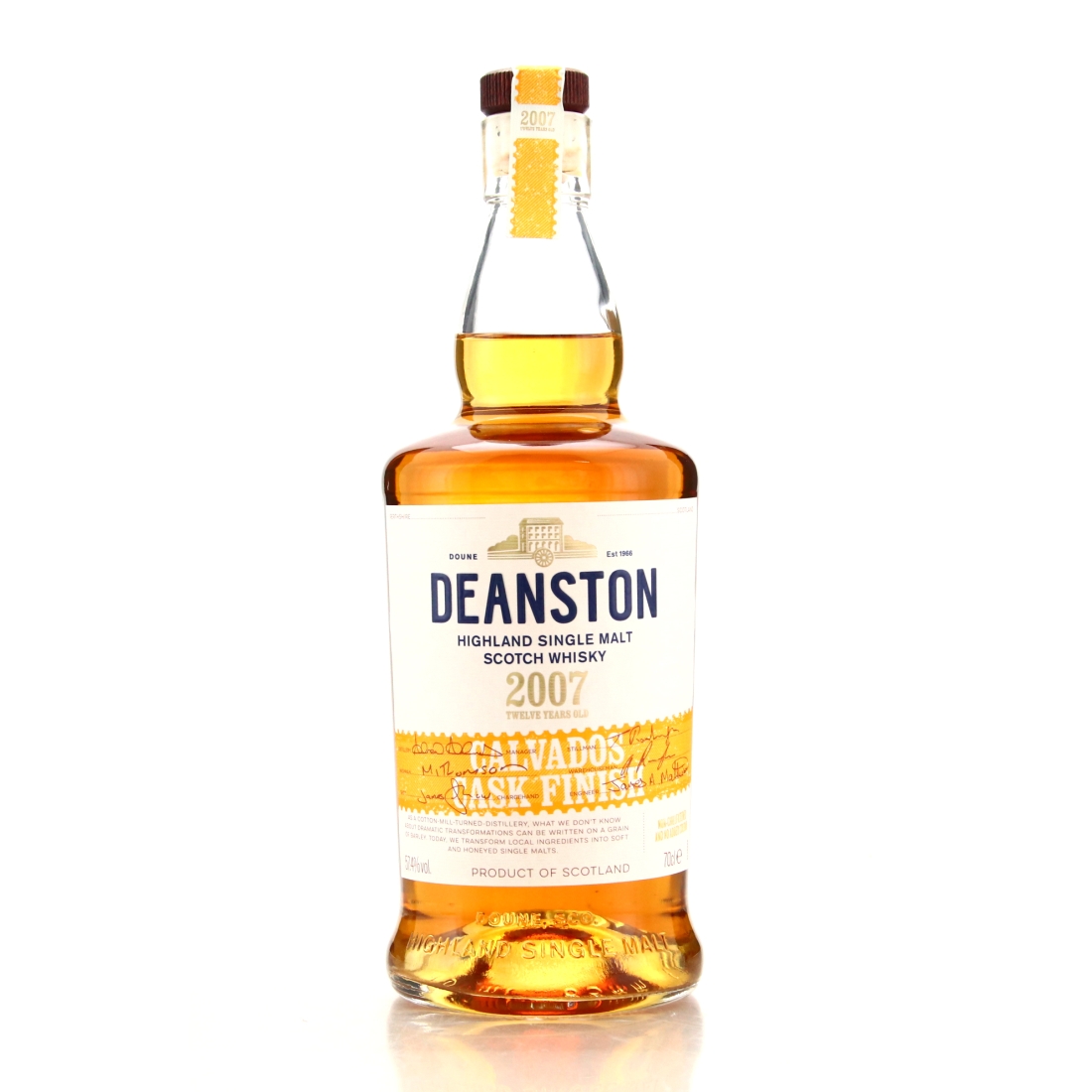 Deanston 2007 Calvados Finish 12 Year Old