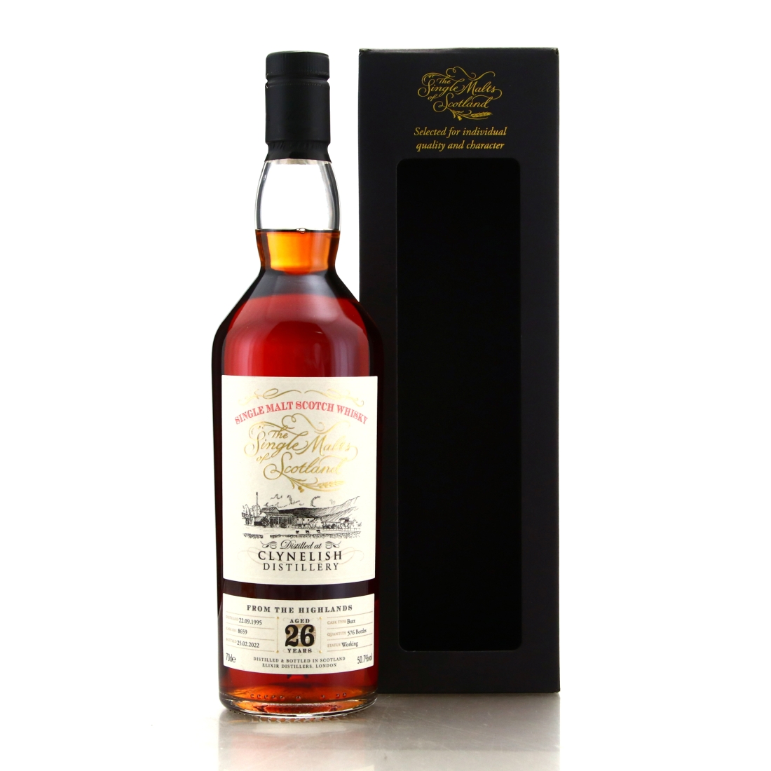 Clynelish 1995 Single Malts of Scotland 26 Year Old