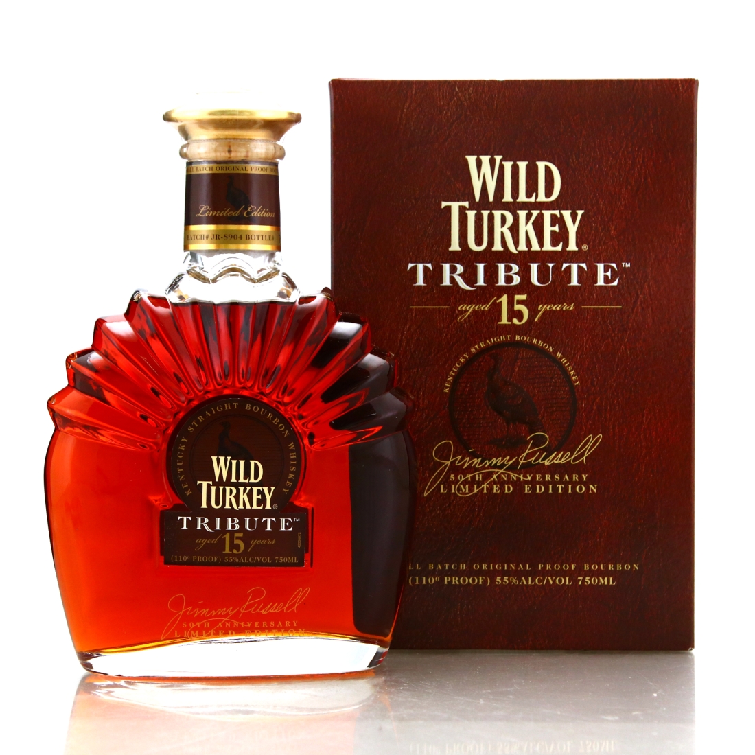 Wild Turkey Tribute 15 Year Old 110 Proof 2004 / Jimmy Russell 50th Anniversary