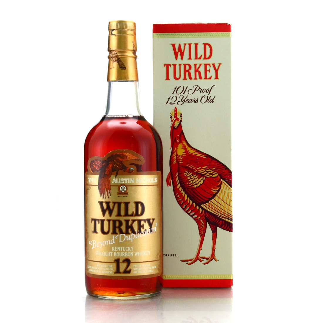 Wild Turkey 12 Year Old Beyond Duplication 1990