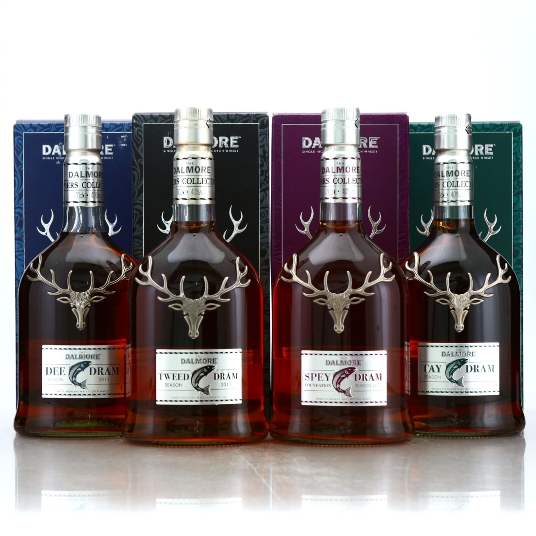 Dalmore Rivers Selection 4 x 70cl