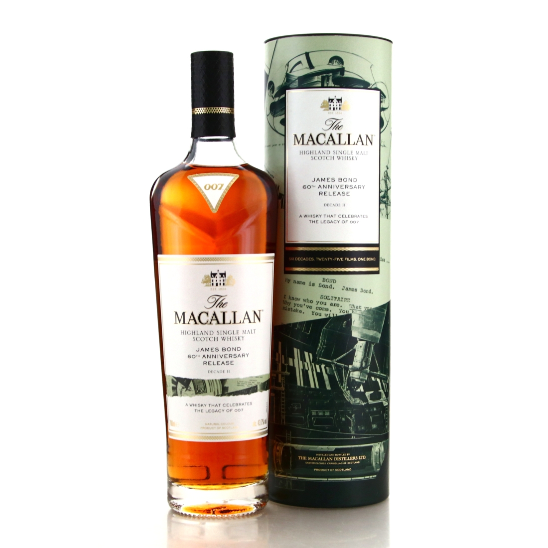 Macallan James Bond 60th Anniversary Release / Decade 2