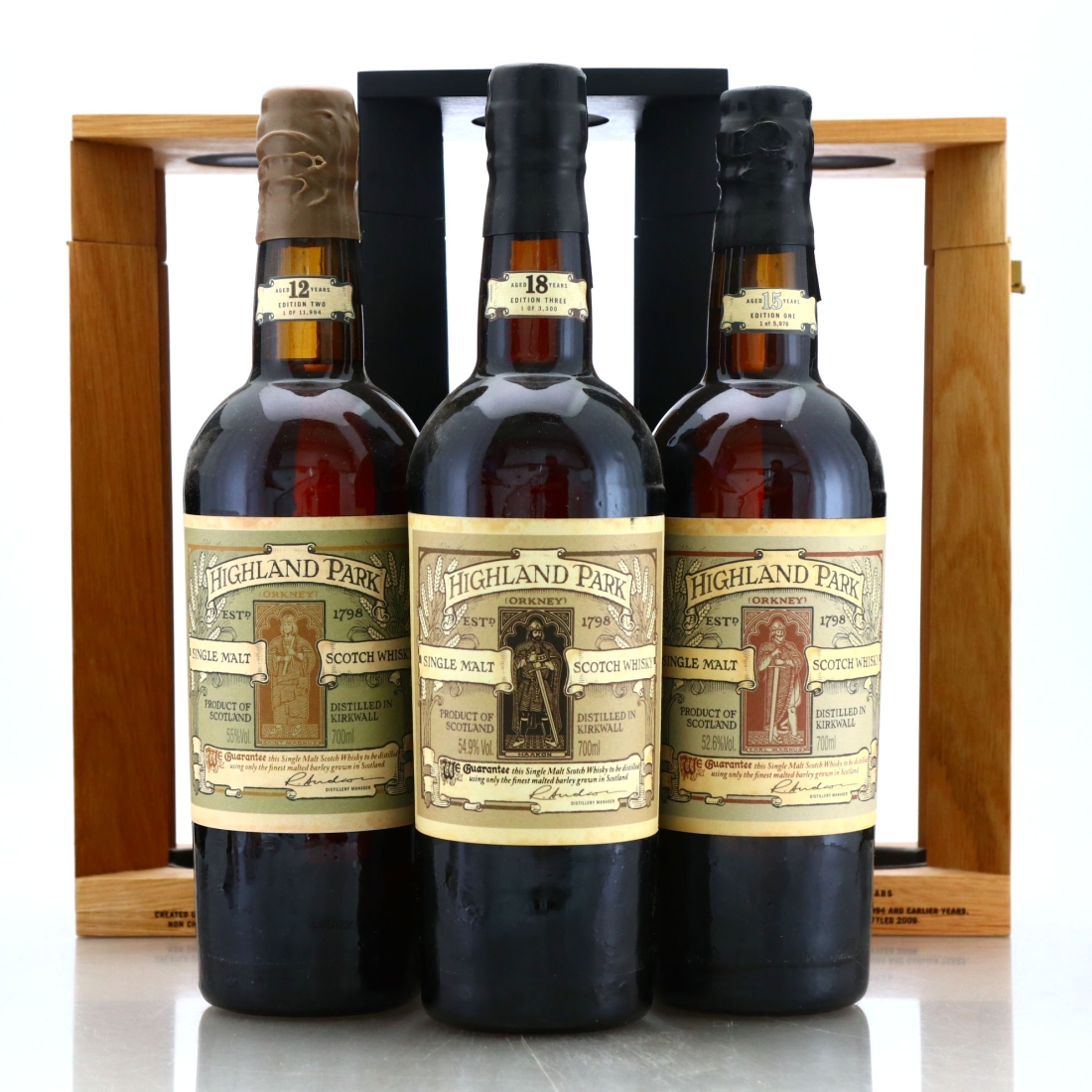 Highland Park Magnus Collection 3 x 70cl