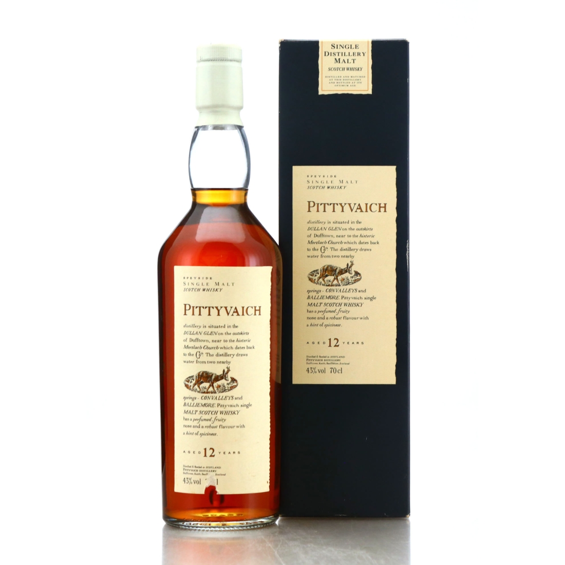 Pittyvaich 12 Year Old Flora and Fauna White Cap